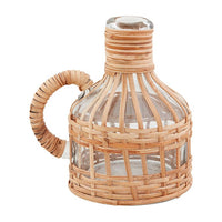 Rattan Pitcher Vase