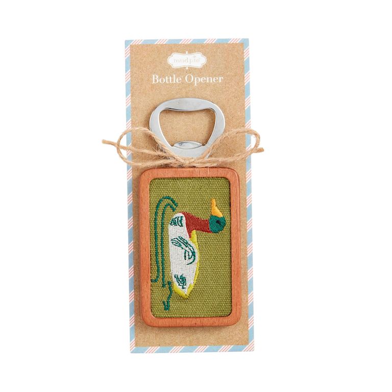 Duck Embroidered Bottle Opener