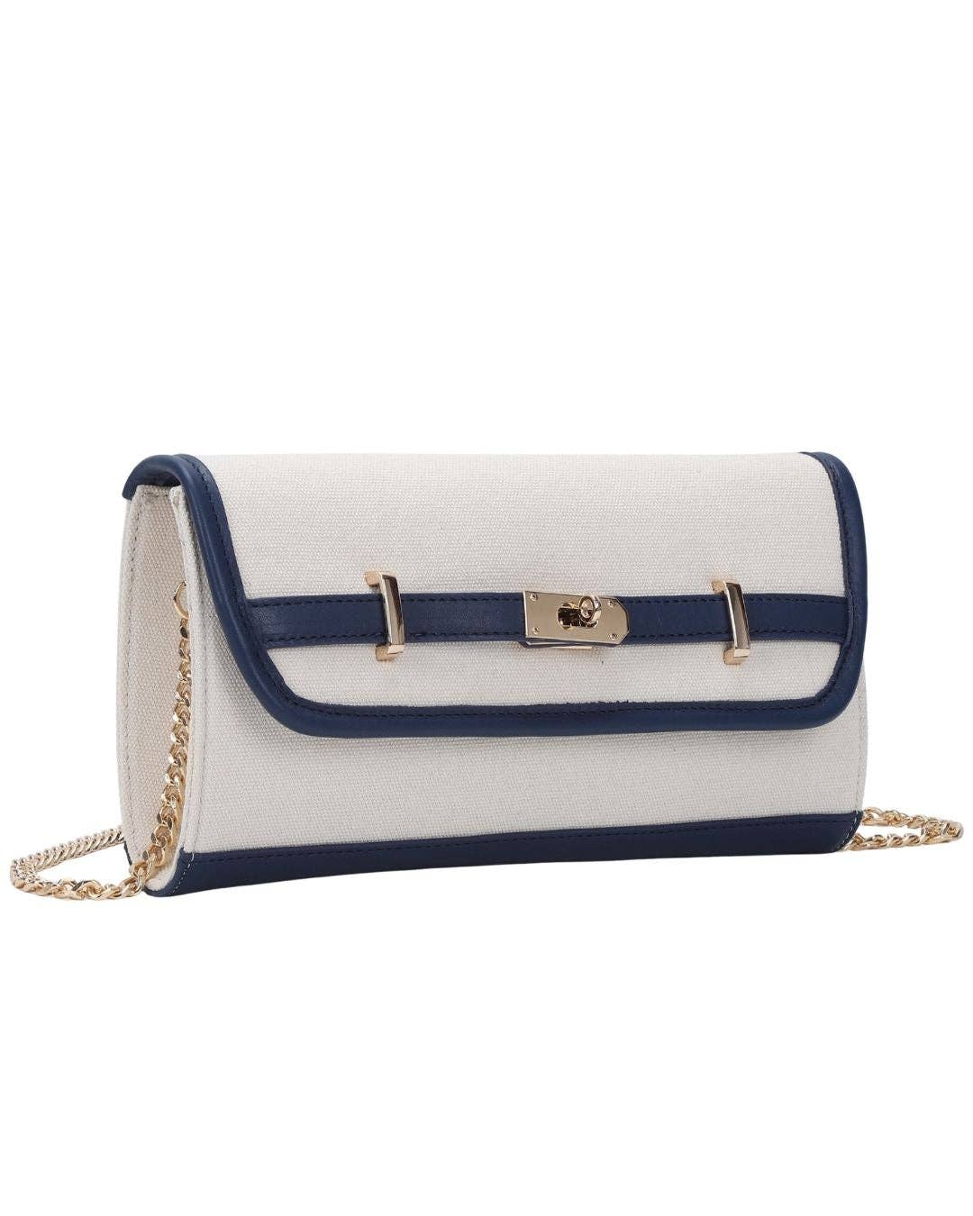 Andie -  Canvas Clutch