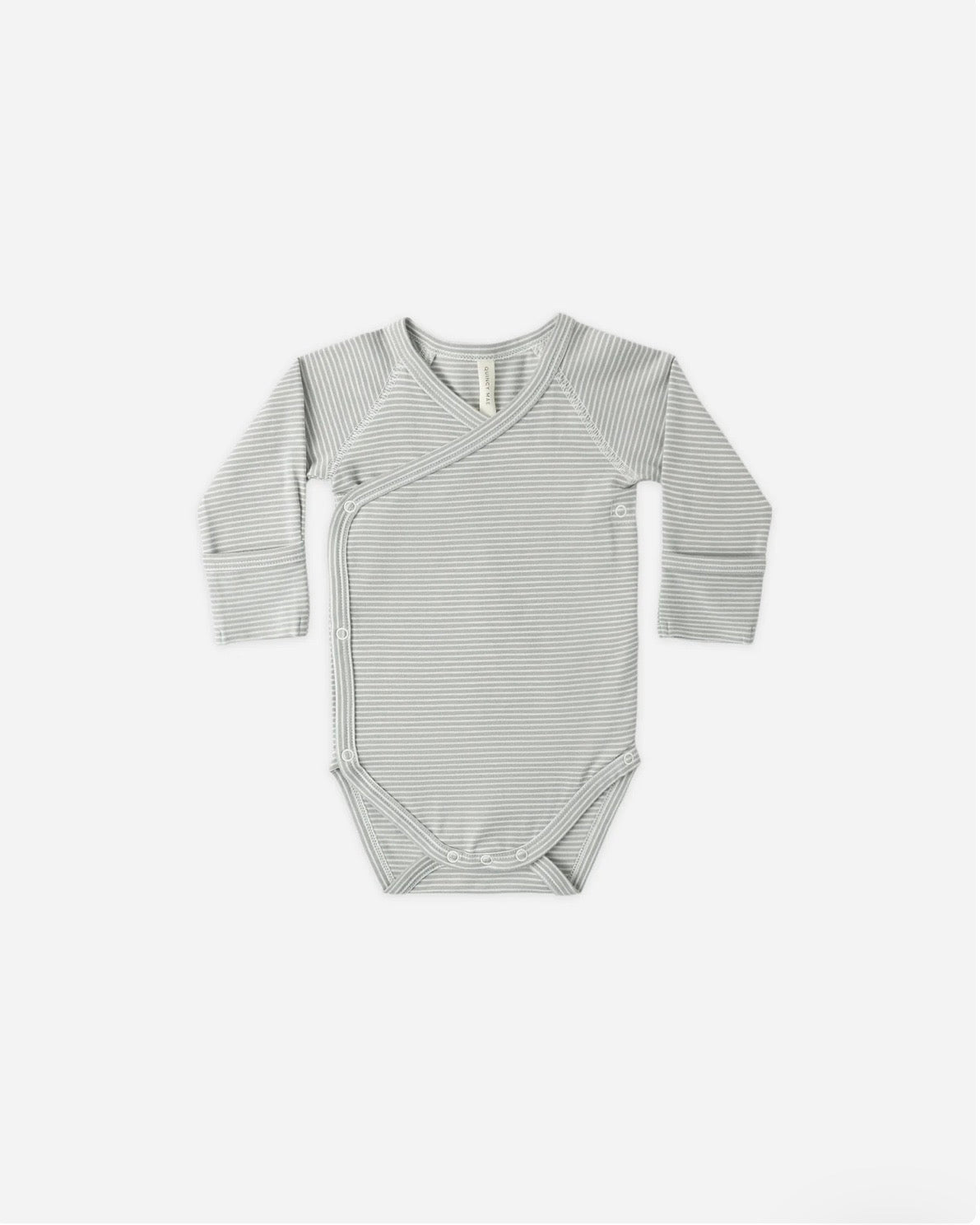 Side Snap Body Suit || Micro Stripe