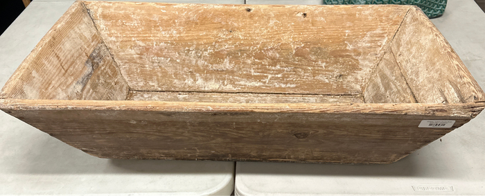 Vintage Turkish Dough Bowl - 32"L