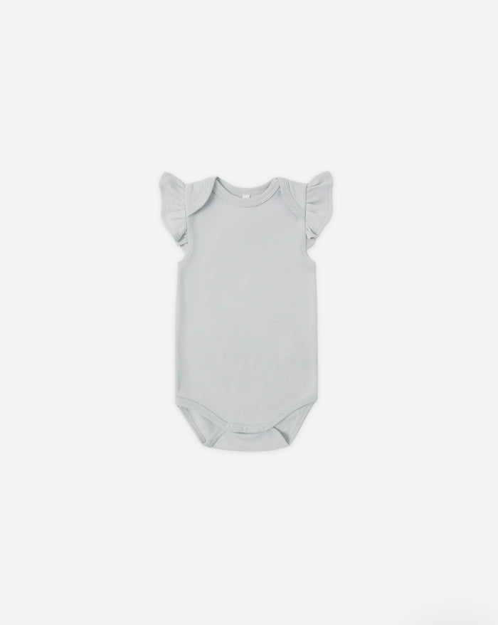 Flutter Sleeve Body Suit || Sky