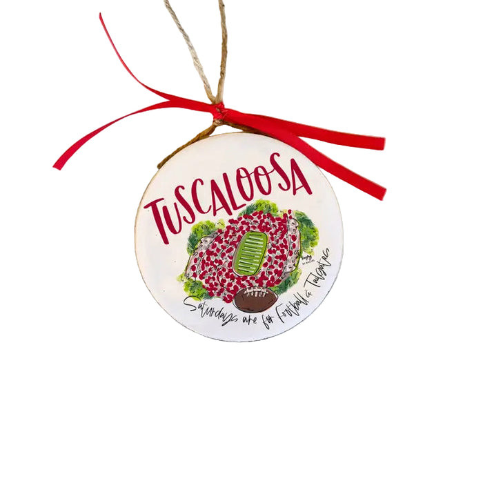 Tuscaloosa, AL College Town Ornament
