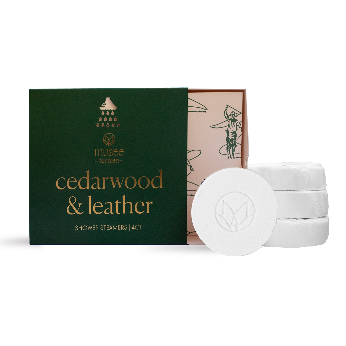 Cedarwood & Leather Shower Steamers