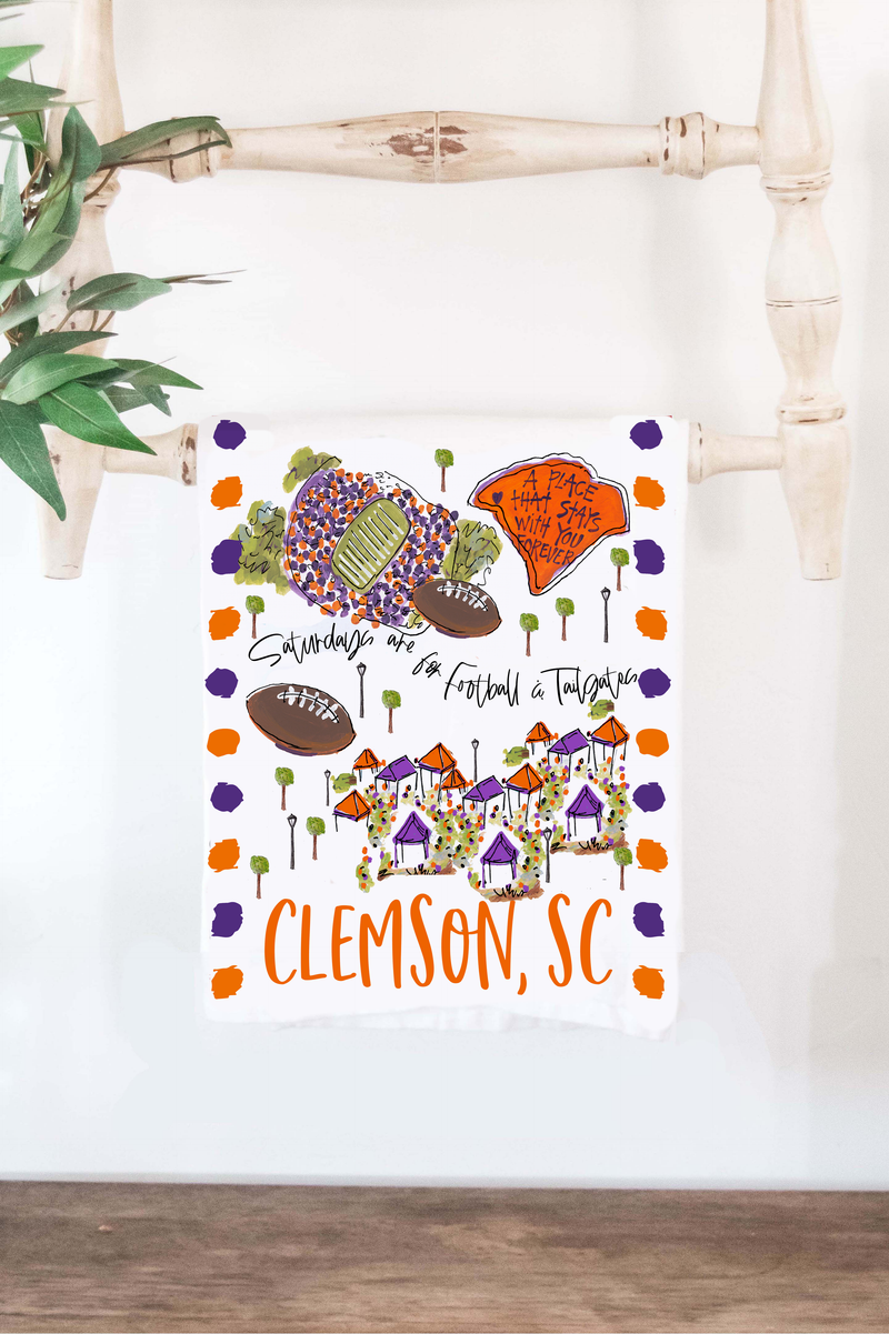 Clemson Tea Towel