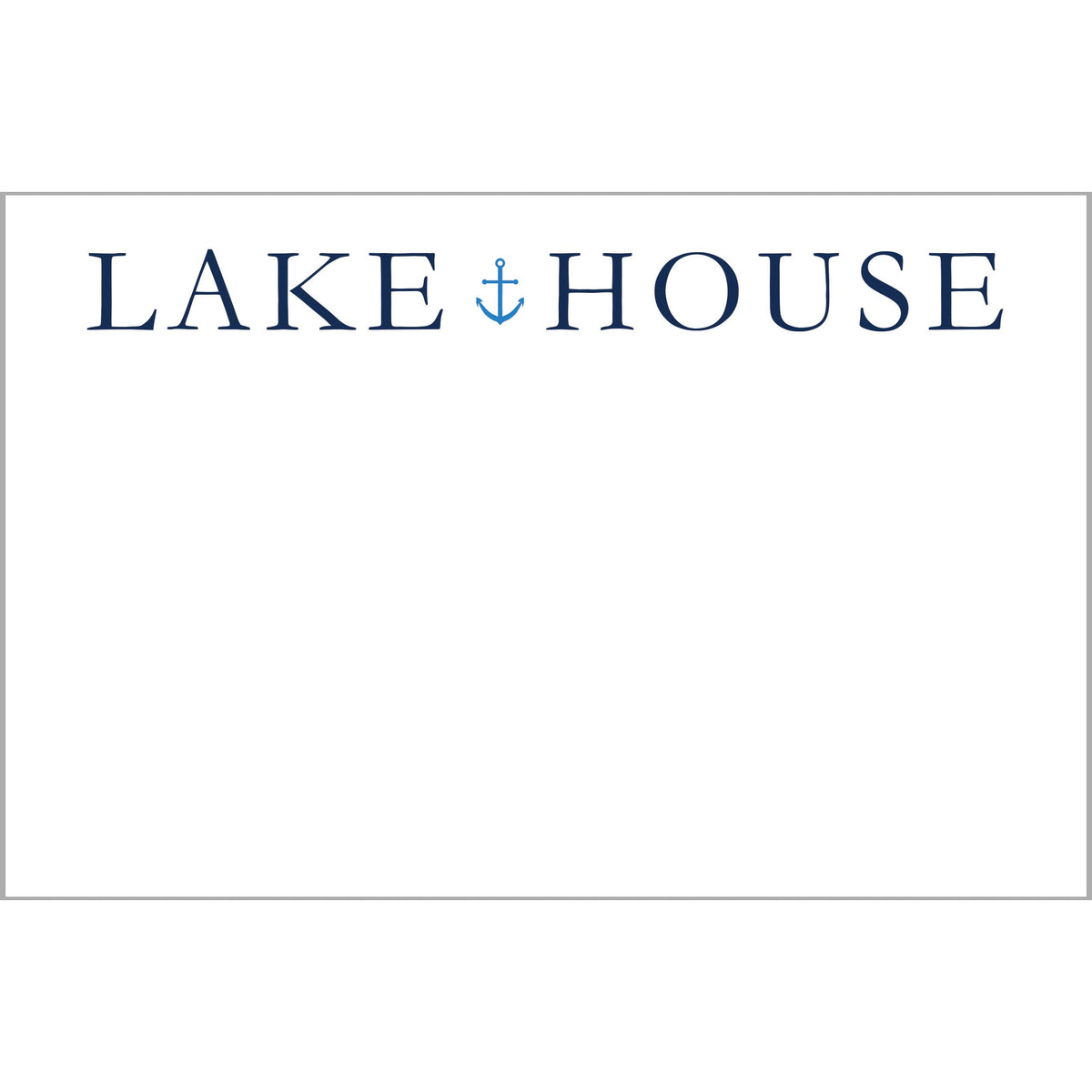 Lake House Slab Notepad - 8.5x5.5