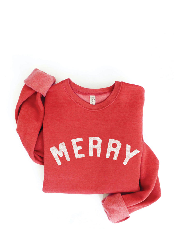 MERRY   Graphic Sweatshirt