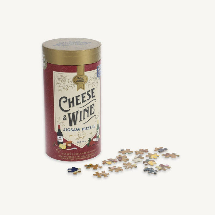Cheese + Wine Puzzle - 500 Piece
