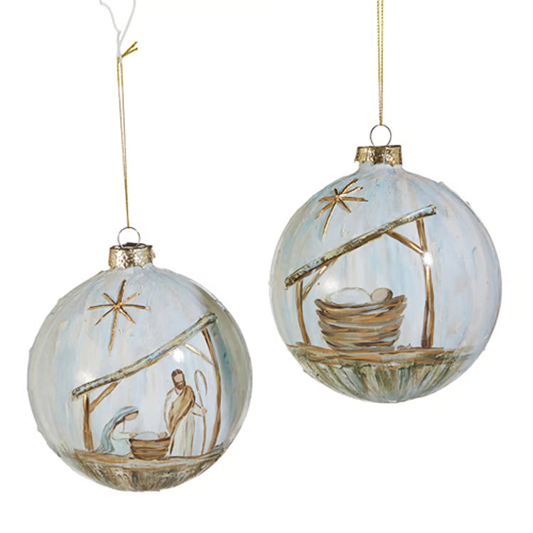 Holy Night Ball Ornament - 5"