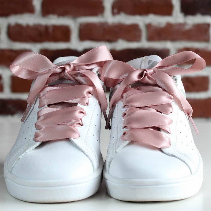 Pink Satin Laces