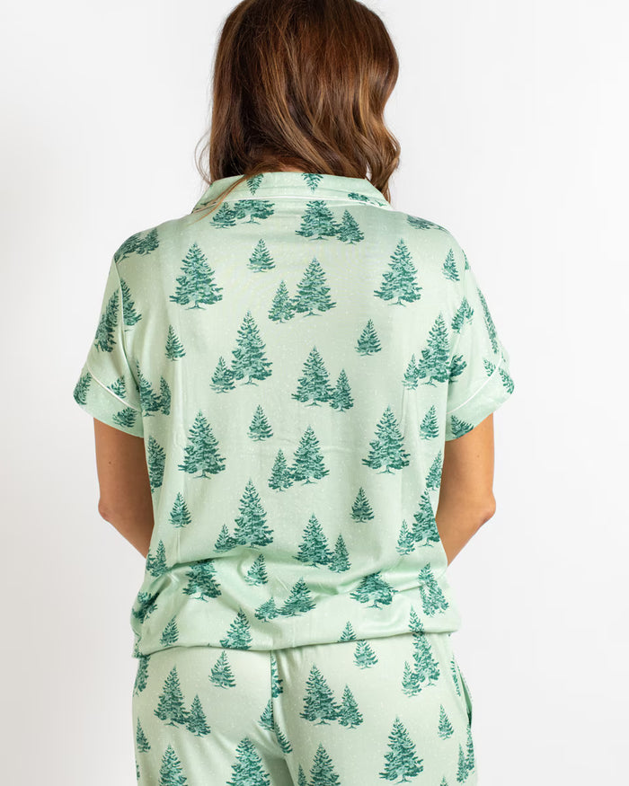 Evergreen Farm PJ Set - Short Sleeve Shirt/Pants