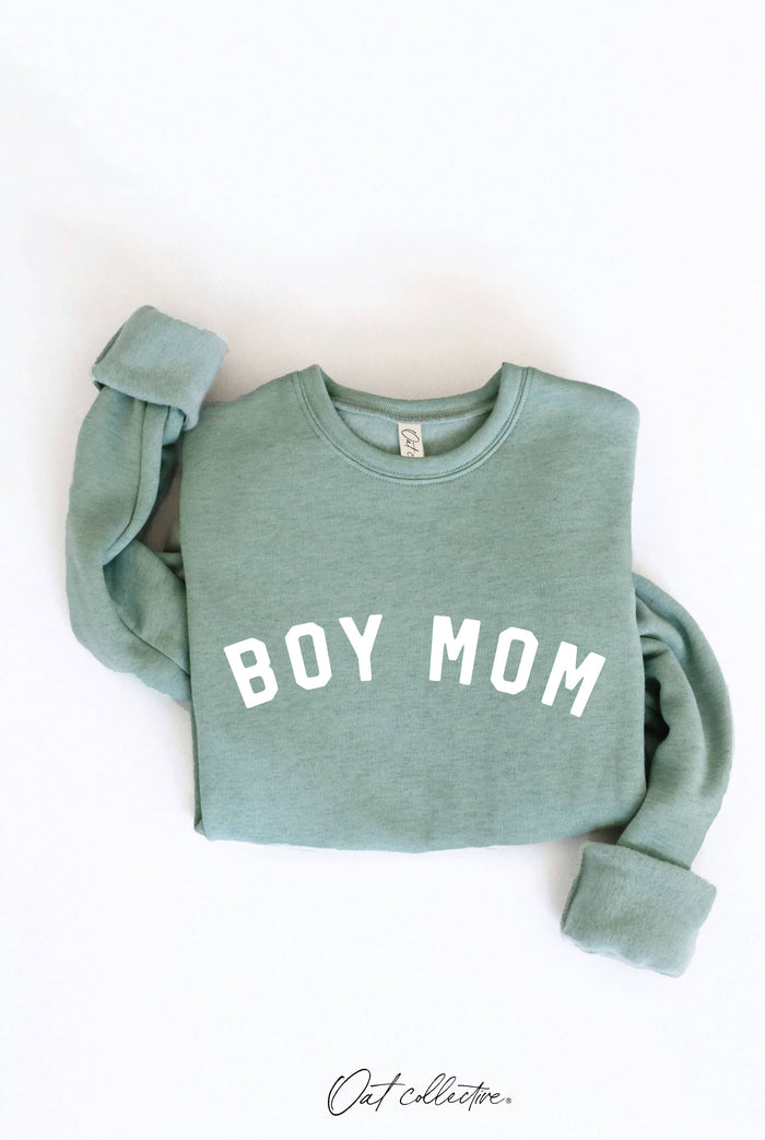 BOY MOM Graphic Sweatshirt