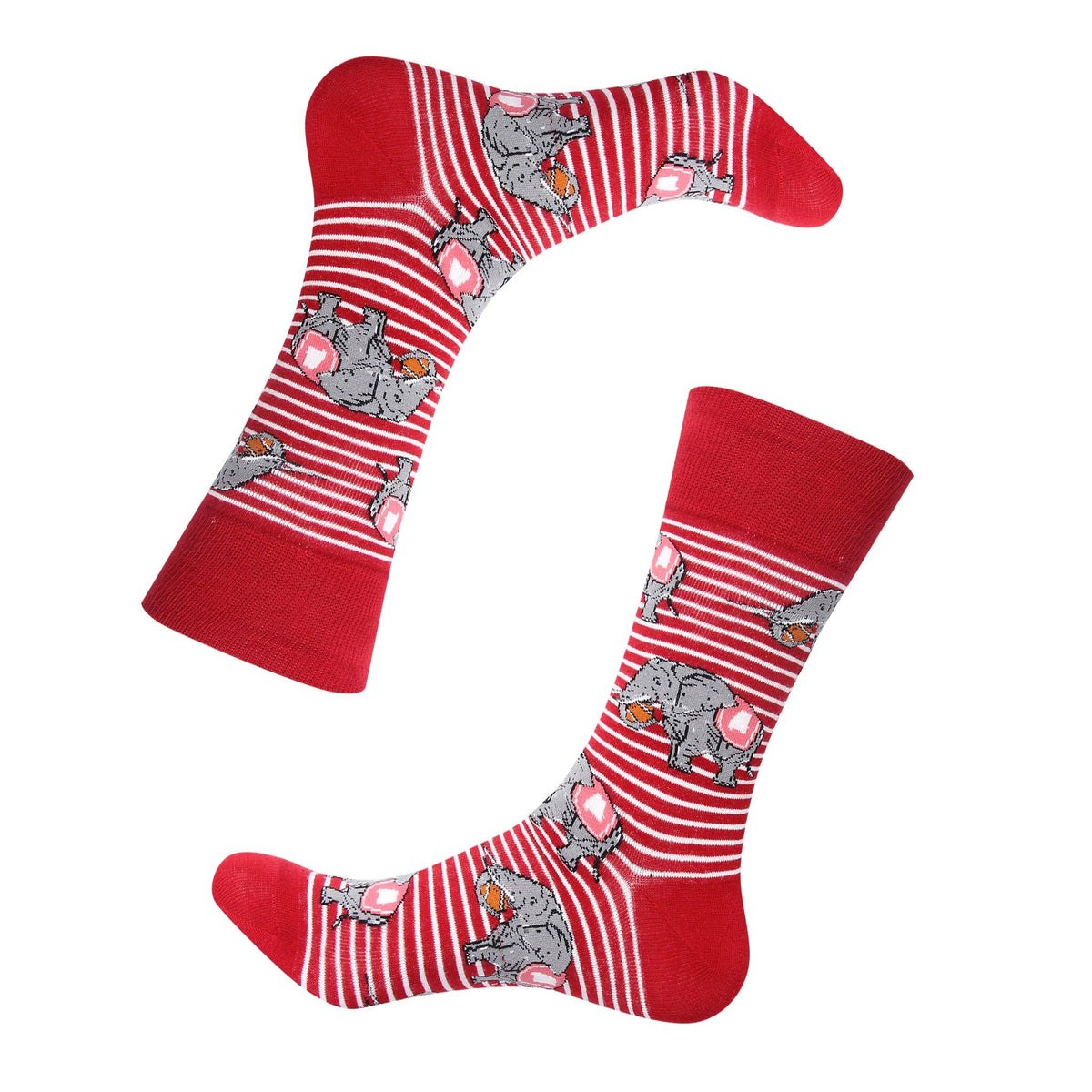Striped Elephant Socks
