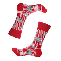 Striped Elephant Socks