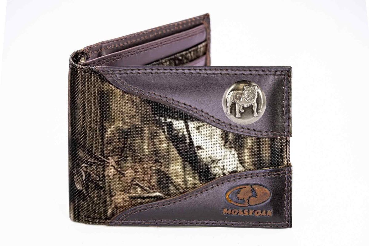 Uga Georgia Bulldogs Mossy Oak Wallets.