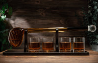 Golf Club Whiskey Decanter & Glasses