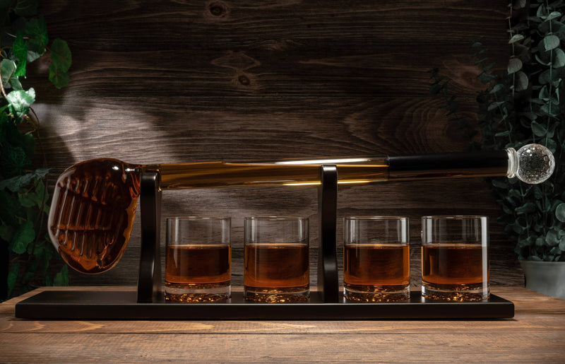 Golf Club Whiskey Decanter & Glasses