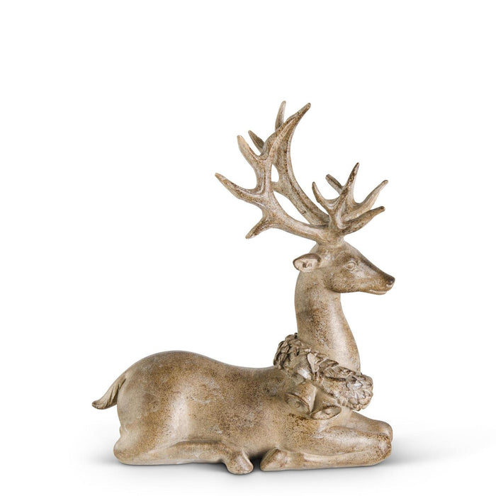 Resin Light Brown Deer w/ Antique Finish