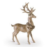 Resin Light Brown Deer w/ Antique Finish