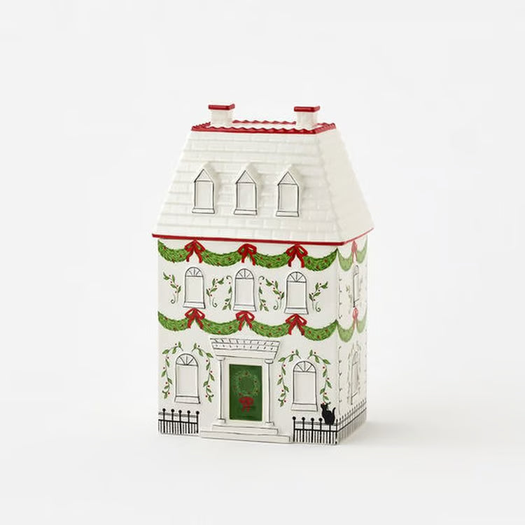 Holiday House Cookie Jar