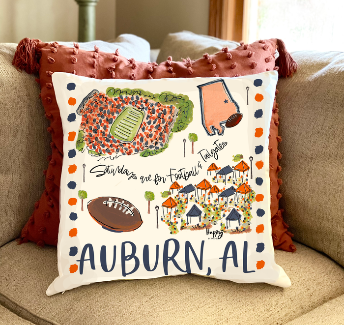 Auburn  Double Sided Pillow