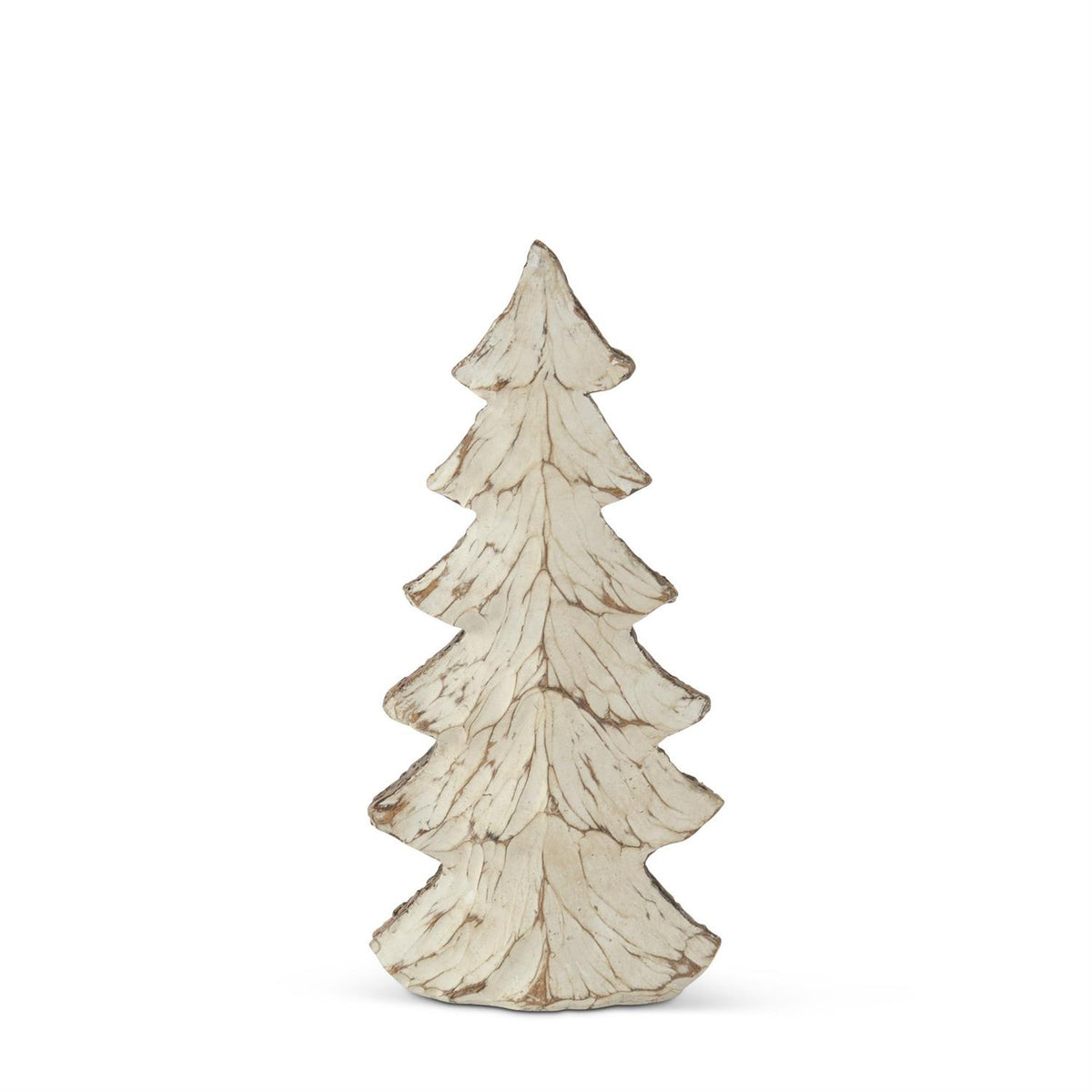 Resin Wood-Look Christmas Tree