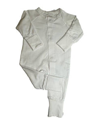 Picot Trim Footie - Magnetic Closure -  6 Month