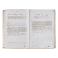 Devotional for Mr. & Mrs. White Faux Leather