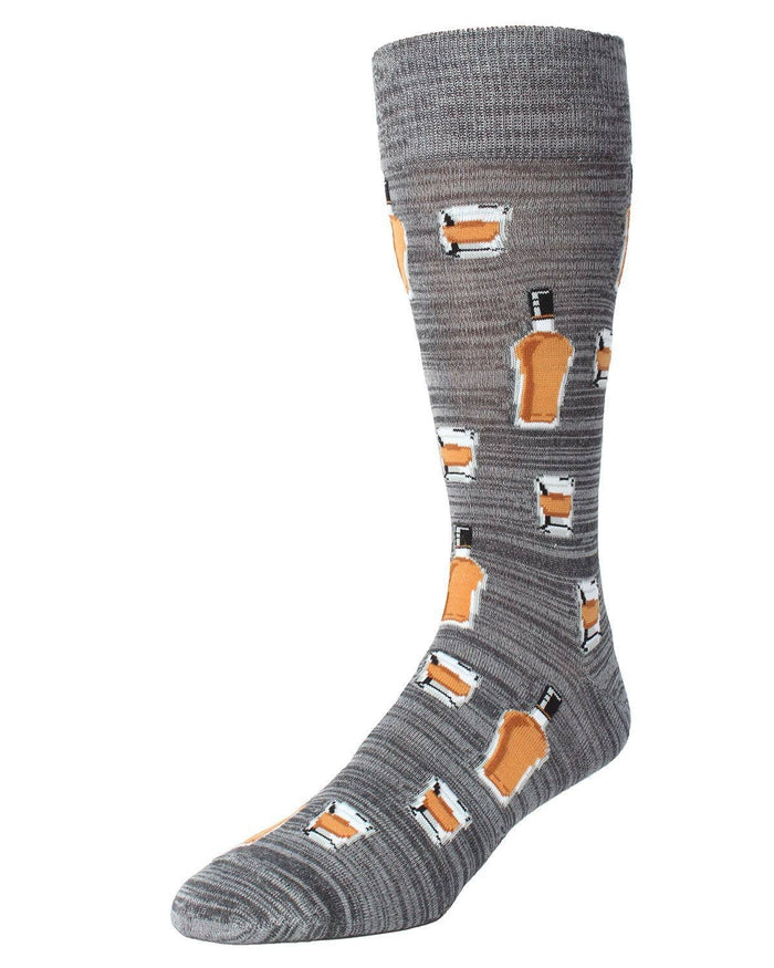 Whiskey Bar Conversational Men's Socks