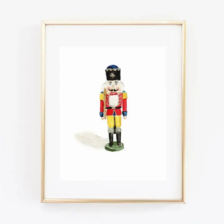 Wall Art Print - Nutcracker Watercolor - Print Only