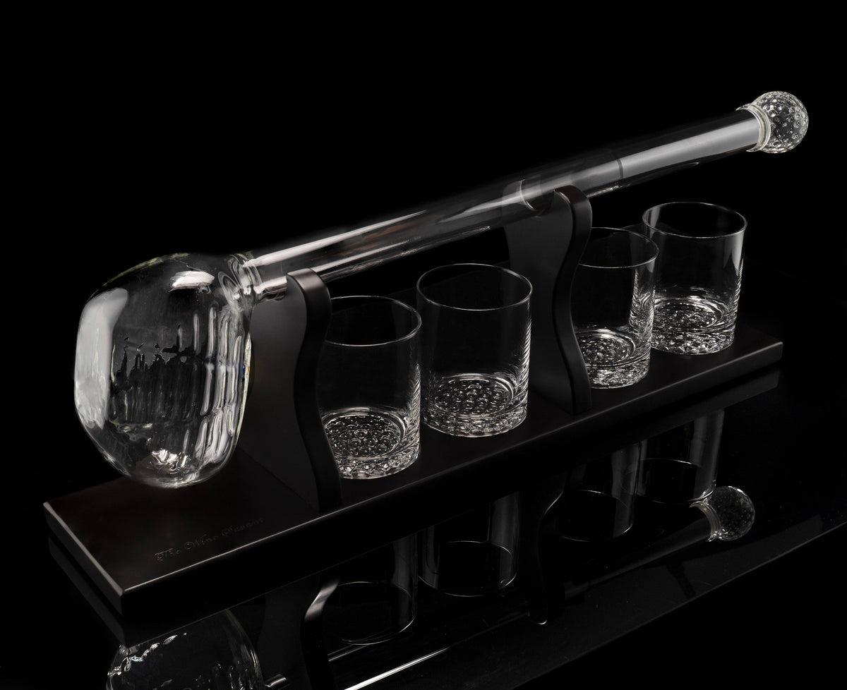 Golf Club Whiskey Decanter & Glasses