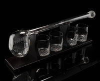 Golf Club Whiskey Decanter & Glasses