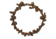Cone Wreath - Antique Gold - 5.5"