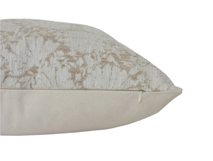 Evielle Cream Floral Pillow - 20x20
