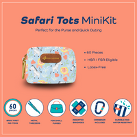 First Aid "Loaded" MiniKit (60 pcs) - Safari Tots
