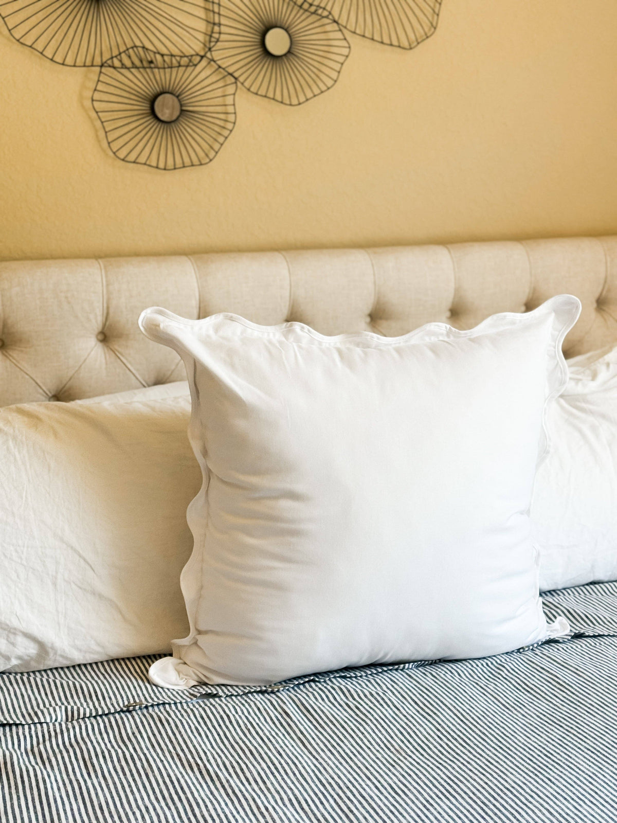Scallop Pillow Covers - 12" x 20"