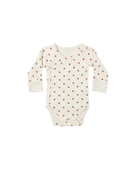 Side Snap Body Suit || Red Hearts