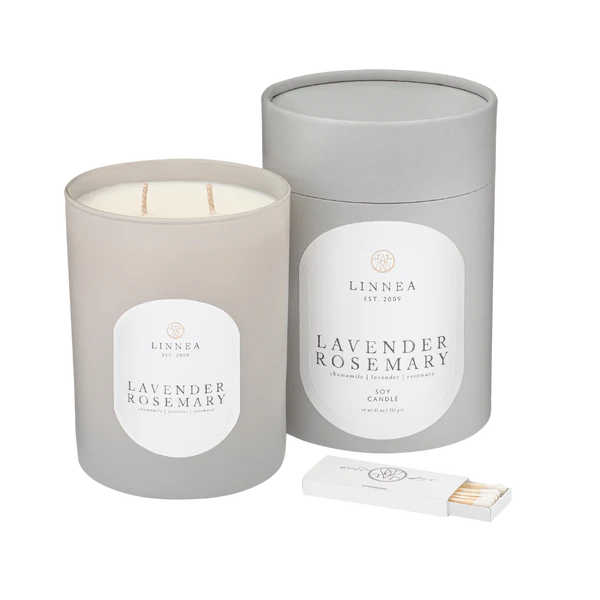 Two-Wick Candle - Lavender Rosemary