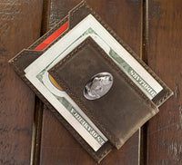 Bass Magnetic Leather Slim Wallet