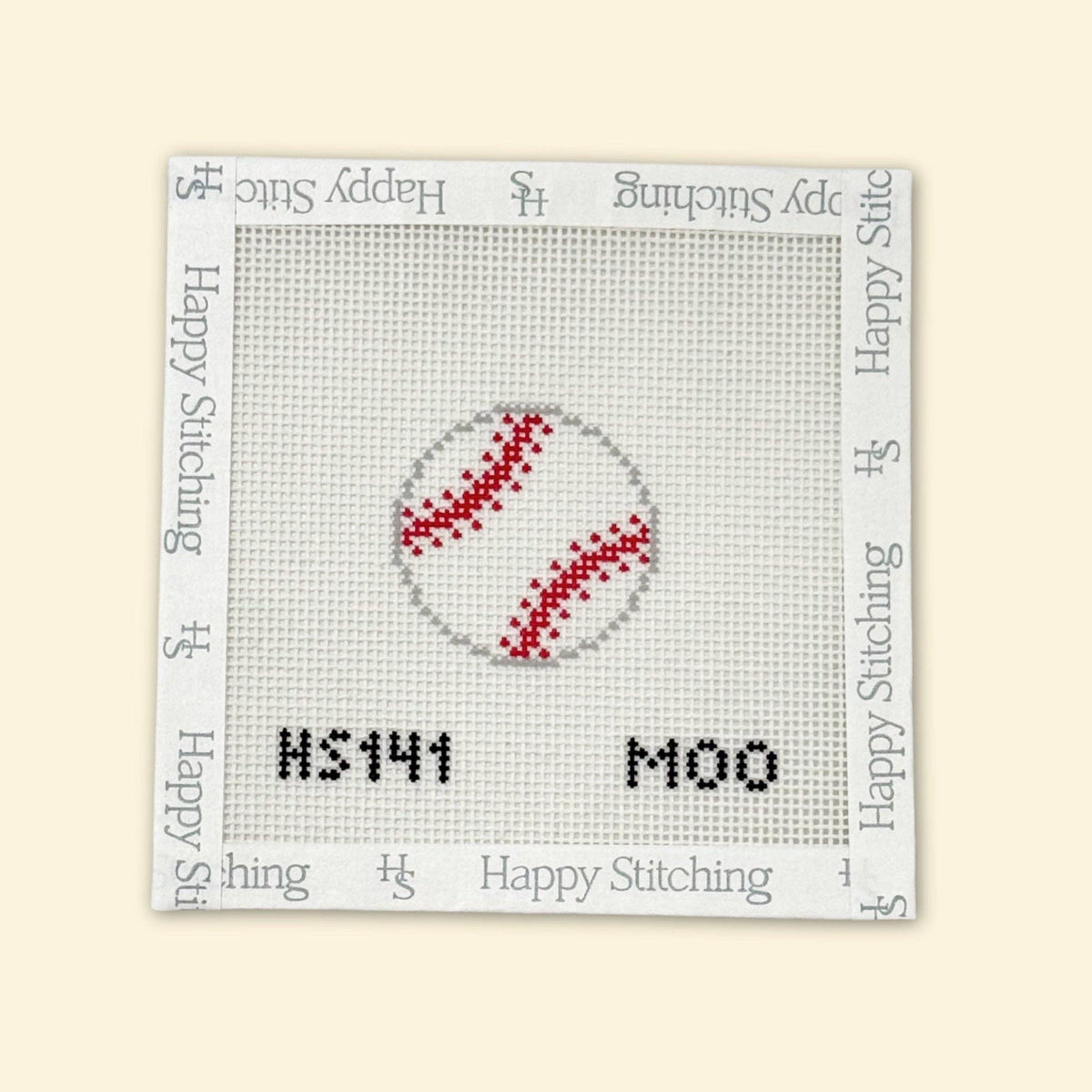 Needlepoint Kit - Little League (Leather Key Fob)