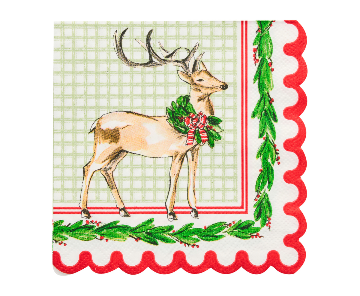 Holly Berry Cocktail Napkins/26pk