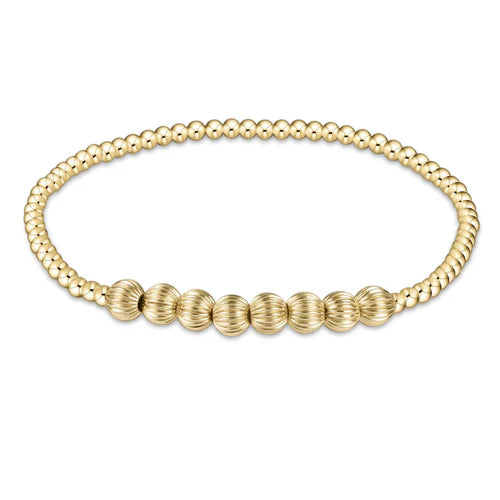 dignity beaded bliss bead bracelet - gold