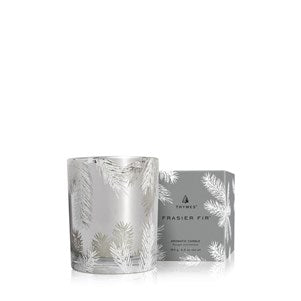 Frasier Fir Poured Candle Collection, Silver Pine Needle