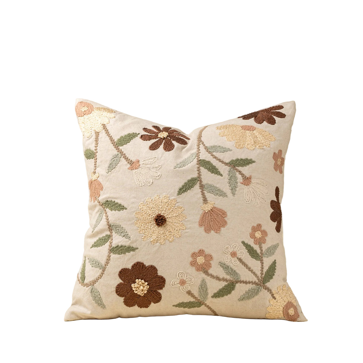 Florence Embroidered Pillow - 20x20