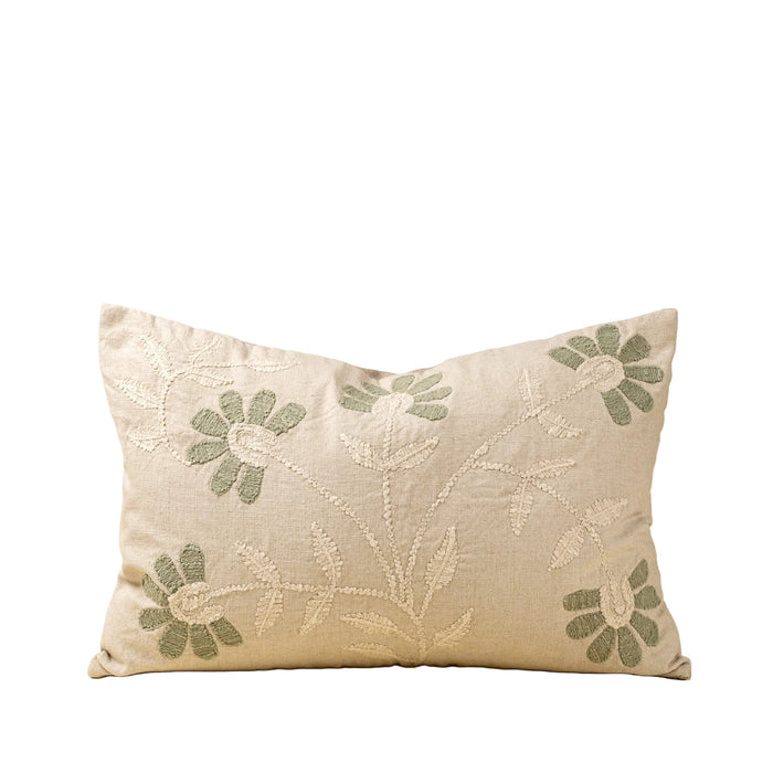 Petal Pillow  - Green - 16 x 24