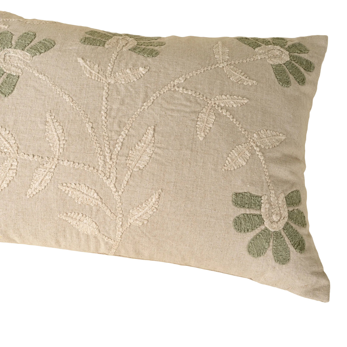 Petal Pillow  - Green - 16 x 24
