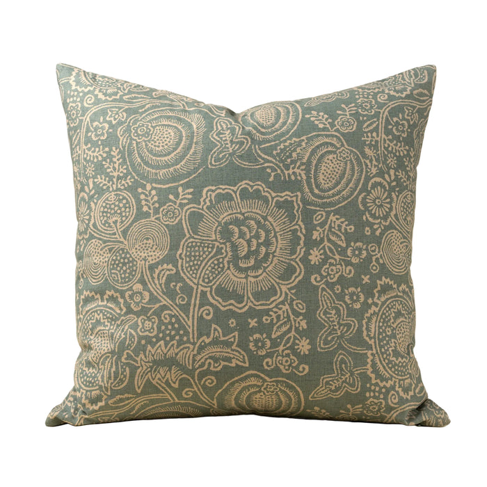 Eden Pillow  - Slate Blue - 24 x 24
