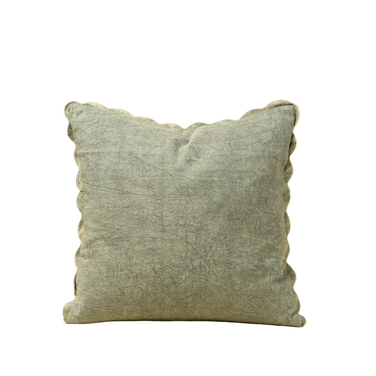 Scalloped Edge Pillow - 20 x 20