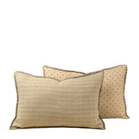 Dash & Dot Linen Pillow - Blue - 16 x 24