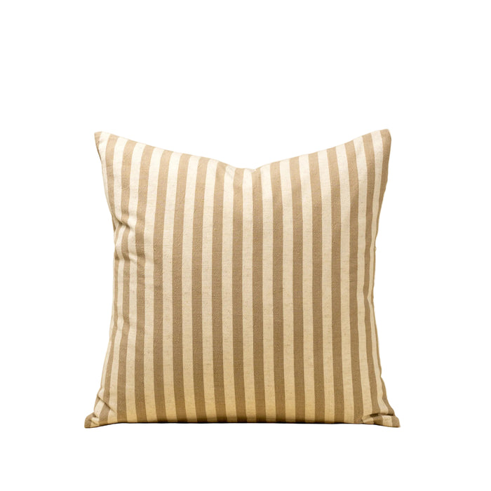 Narrow Stripe Pillow - Sand - 20 x 20